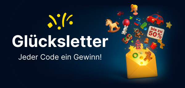 Glücksletterrabatt: Unser beliebtes Gewinnspiel, bei dem Du immer gewinnst!